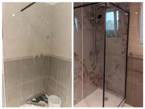 Photo de galerie - Réalisation d'une douche sur Paris 