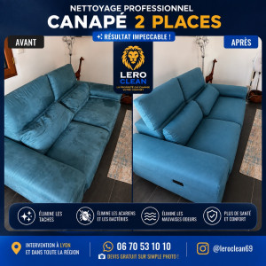 Photo de galerie - Nettoyage canapé 