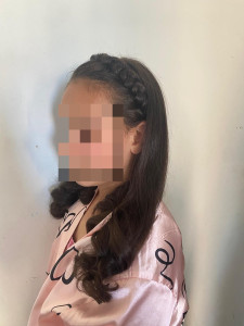 Photo de galerie - Tresse serre-tête avec vrais cheveux 
