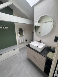 Photo de galerie - Salle de bain sous les toits