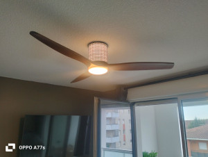Photo de galerie - Montage de tout type fontilateur plafonnier 