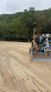 Photo de galerie - Nivellement piste équestre 