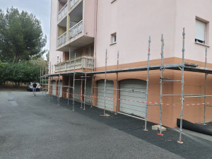 Photo de galerie - Ravalement de façade bâtiment l Estérel frejus 