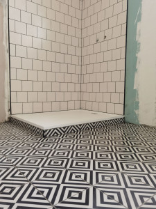 Photo de galerie - Jolie salle de bain style vintage