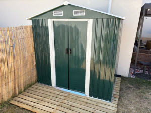 Photo de galerie - Montage et installation de cabanon de jardin