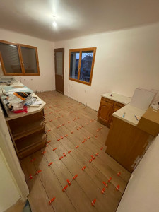 Photo de galerie - Après l’intervention : carrelage imitation parquets 