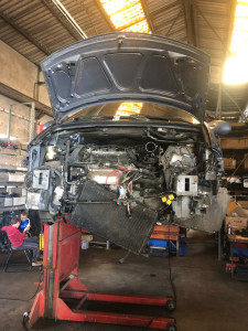 Photo de galerie - Dépose moteur boîte réflexion complète 