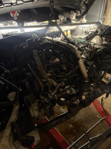 Photo de galerie - CHANGEMENT MOTEUR 407 2.7 L HDI 