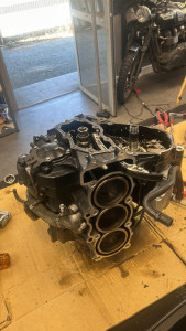 Photo de galerie - Remplacement coussinets de bielles et étanchéité des chemises