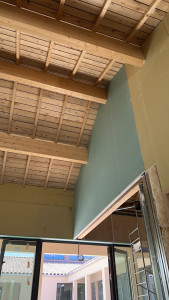 Photo de galerie - Retomber /cloison hauteur 6m