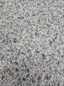 Photo de galerie - Moquette de pierre sol drainant