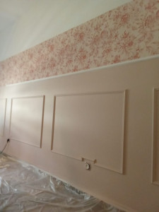 Photo de galerie - Pose peinture et moulure
papier peint
tapisserie
