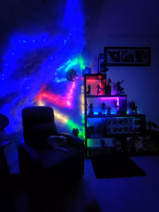 Photo de galerie - Mur de nuage avec LED
