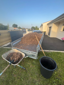 Photo de galerie - Livraison de copeaux de bois 