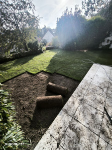 Photo de galerie - Pose de pelouse