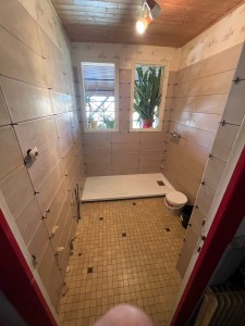 Photo de galerie - Pose de faillance dans une salle de bain 