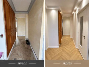 Photo de galerie - Pose de parquet