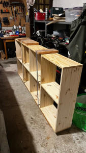 Photo de galerie - Meuble rangement sur mesure