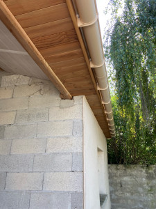 Photo de galerie - Sous de toit et gouttière neuve 