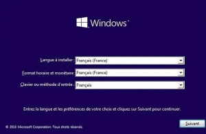 Photo de galerie - Réinstallation de Windows 