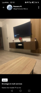 Photo de galerie - Montage meuble et TV 