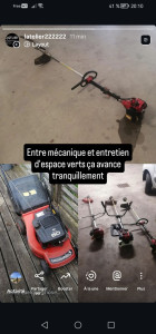 Photo de galerie - Tonte, débroussaillage, taille de haie