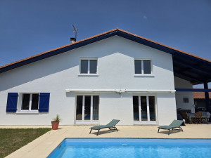 Photo de galerie - Ravalement façade boucau 