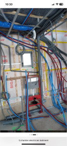 Photo de galerie - Réalisation d’une installation électrique d’une maison 
