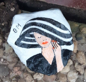 Photo de galerie - Peinture sur galet 