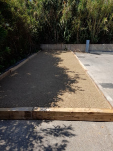 Photo de galerie - Création d’un terrain de boule