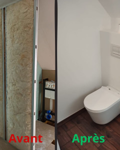 Photo de galerie - Création d'une salle de bain 