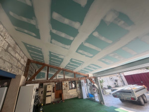 Photo de galerie - Finition avec bandes à joints réalisés 