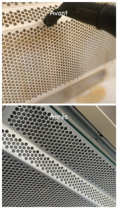 Photo de galerie - Nettoyage et dégraissage professionnel de l’électroménager avec vapeur (hottes, fours, frigos, etc.)