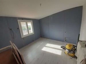 Photo de galerie - Pose placo phonique