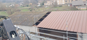 Photo de galerie - Chantier bac acier saint aubin