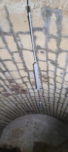 Photo de galerie - Installation de réglette dans une cave.