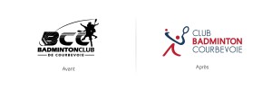 Photo de galerie - Proposition de logo — Badminton Club de la ville de Courbevoie