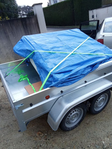 Photo de galerie - Livraison d'une grande bibliothèque