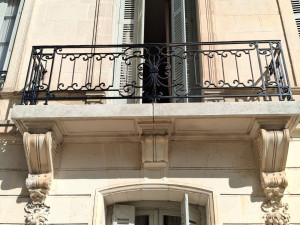 Photo de galerie - Recuperation, panture et recuperation balcon en pierre.