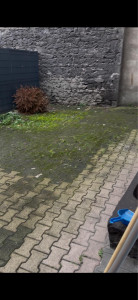 Photo de galerie - Remise en état cour (AVANT)