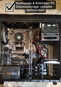 Photo de galerie - Entretien ordinateur fixe.
