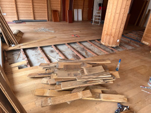 Photo de galerie - Pose de parquet - Revêtement de sol