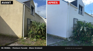 Photo de galerie - Nettoyage de façade et mise en peinture