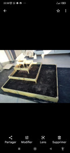 Photo de galerie - Fabrication bac a fleurs et terrasse extérieure 