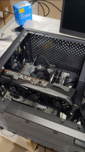 Photo de galerie - Installation des composants et cablage