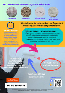 Photo de galerie - Effets d'une peinture Isolante Thermique et réfléchissante avec un choix de plusieurs colories  