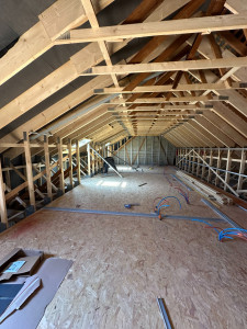 Photo de galerie - Aménagements de combles et modification de charpente