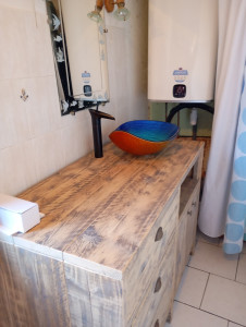 Photo de galerie - Remplacement meuble et vasque 