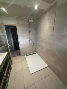 Photo de galerie - Renovation salle d’eau complète 