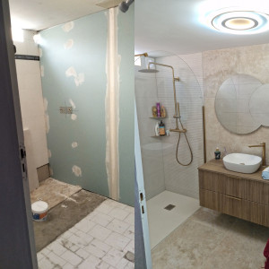 Photo de galerie - Rénovation salle de bain 